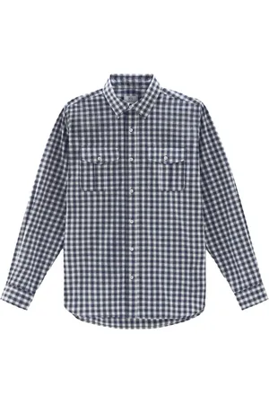 Woolrich Checked linen shirt