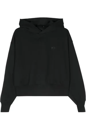 Y-3 Logo-print cotton hoodie