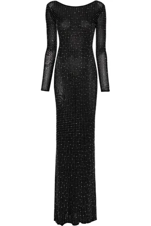 Atu Body Couture X Rue Ra rhinestone-embellished gown