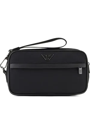 Emporio Armani Logo-plaque wash bag
