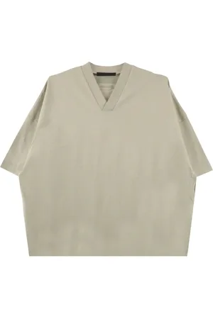 FEAR OF GOD Logo-print V-neck cotton T-shirt