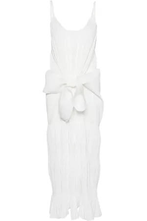 J.W.Anderson Knot-detail plissé dress