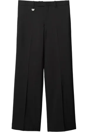 Burberry Straight-leg wool-blend trousers