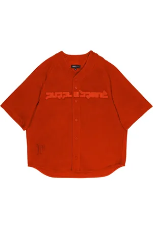 Purple Brand Logo-embossed cotton football shirt