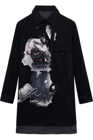 YOHJI YAMAMOTO Kuro graphic-print shirt