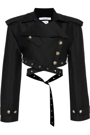 Rokh Belted cropped jacket