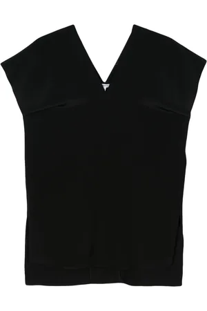Aspesi V-neck crepe silk blouse