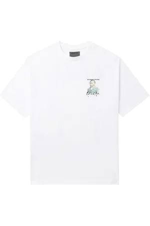 Musium Div. Graphic-print cotton-blend T-shirt