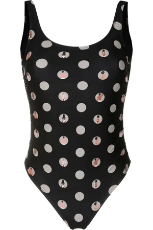 AMIR SLAMA Graphic-print one-piece swimsuit