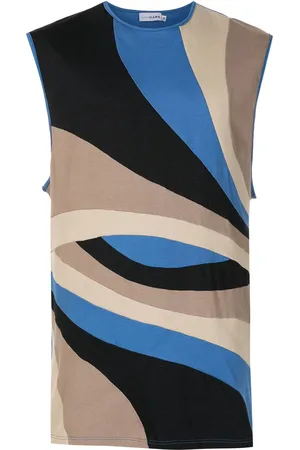 AMIR SLAMA Colour-block panelled tank top