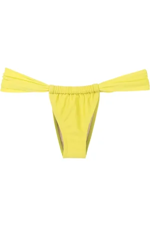 AMIR SLAMA Gathered low-waisted bikini bottoms