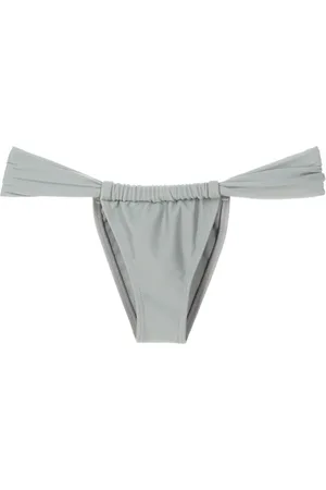 AMIR SLAMA Gathered low-waisted bikini bottoms