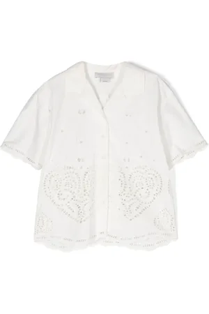 Stella McCartney Broderie-anglaise cotton shirt