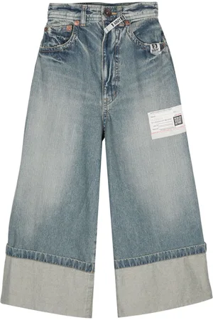 Maison Mihara Yasuhiro Rolled-up wide-leg jeans