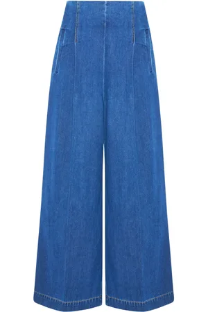 ROSETTA GETTY High-rise wide-leg jeans