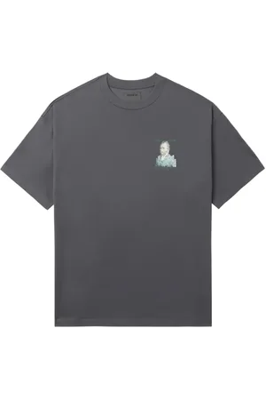 Musium Div. Graphic-print cotton-blend T-shirt