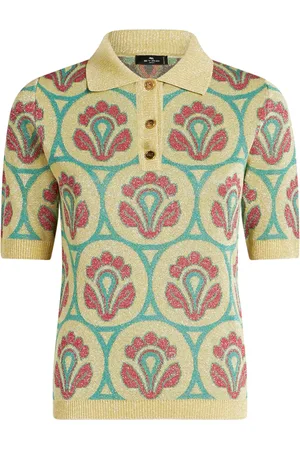 Etro Jacquard knit polo shirt