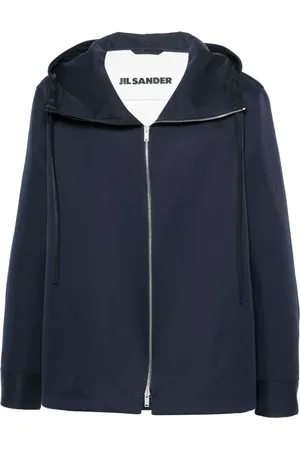 Jil Sander Hooded cotton-silk jacket