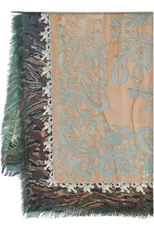 PIERRE-LOUIS MASCIA Floral-print silk scarf
