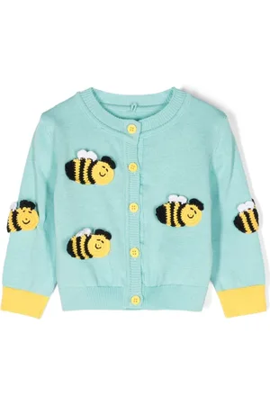 Stella McCartney Bee crochet-detail cotton cardigan