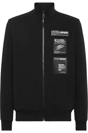 CHOCOOLATE logo-appliqué track jacket - Black