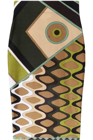 Puccini Vivara-print pencil skirt