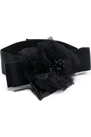 Dolce & Gabbana Floral-appliqu?? satin choker necklace
