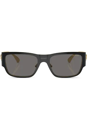VERSACE Logo-plaque tinted sunglasses