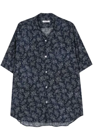 Ih Nom Uh Nit Floral-print twill shirt