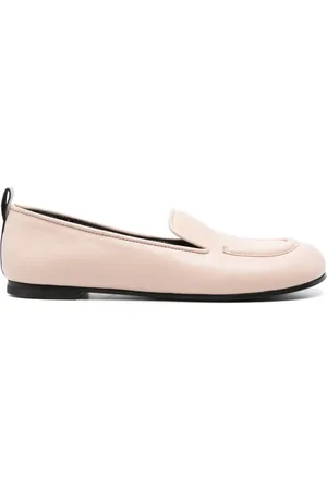 Premiata Square-toe leather ballerina shoes