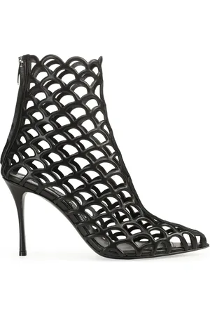 Sergio Rossi SR Mermaid 90mm perforated boots