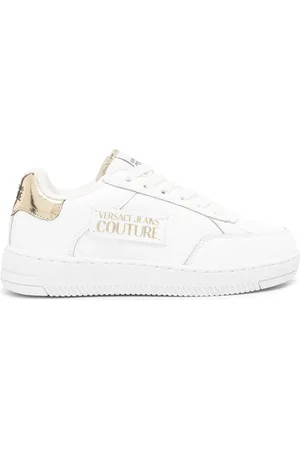 VERSACE Meyssa logo-patch sneakers