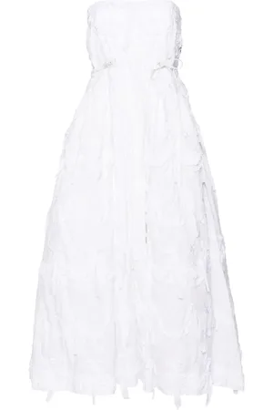 Simone Rocha Bow-detail strapless gown