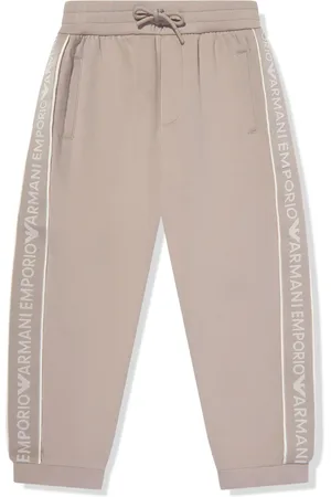 Emporio Armani Logo-tape track pants