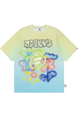 A Bathing Ape Graffiti-print cotton T-shirt