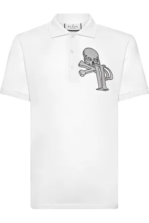 Philipp Plein Wire Frame crystal-embellished polo shirt