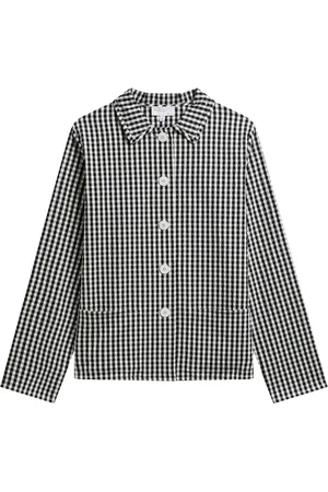 AGNÈS B. Gingham button-up shirt