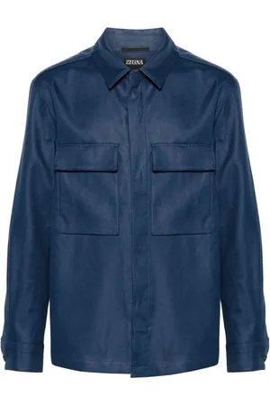 Ermenegildo Zegna Button-up linen shirt jacket