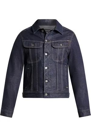 Tom Ford Contrast-stitching denim jacket