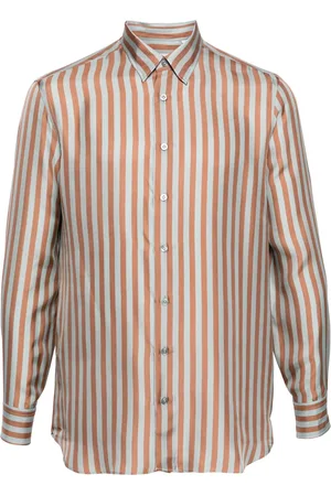LARDINI Striped silk shirt