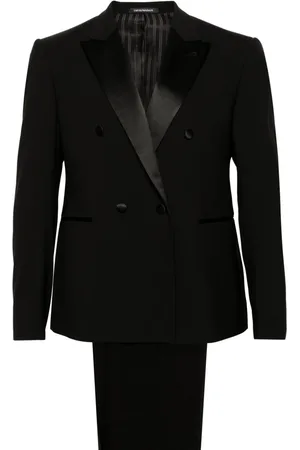 Emporio Armani Double-breasted wool suit