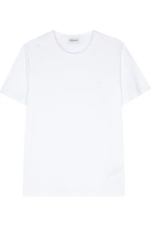 Dondup Logo-embroidered cotton T-shirt