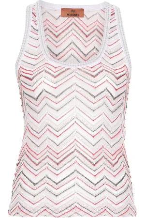 Missoni Zigzag sequined tank top