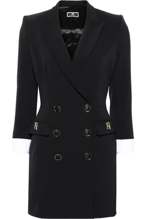 Elisabetta Franchi Double-breasted blazer minidress