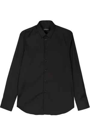 Emporio Armani Plain long-sleeve shirt
