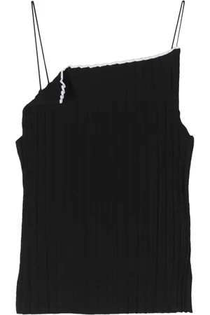 Jacquemus Le Haute plissé knitted top