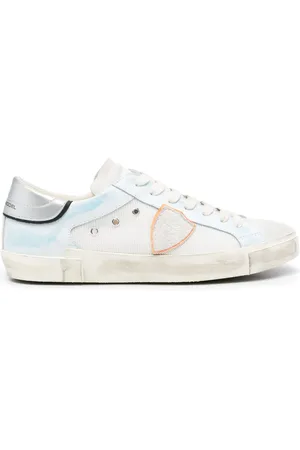 Philippe model Prsx distressed-effect sneakers