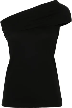 Msgm One-shoulder sleeveless top