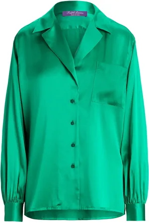 Ralph Lauren Roslin stretch-silk shirt