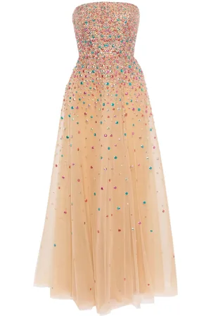Elie saab Bead-embellished strapless gown